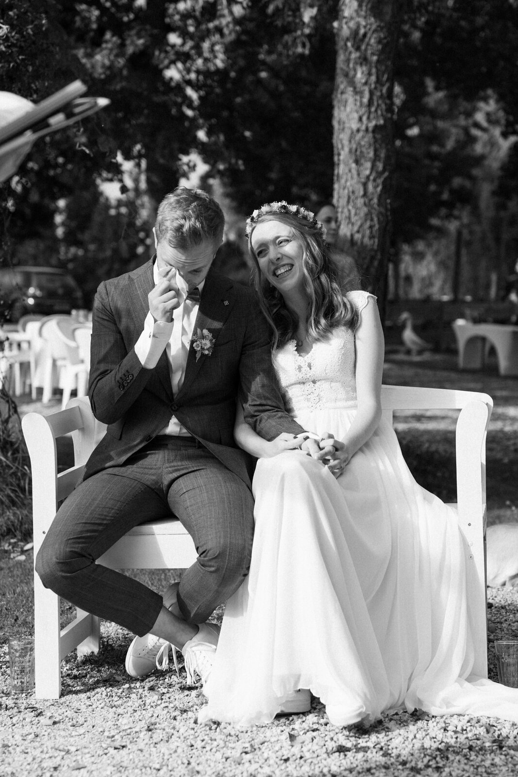 Freudentränen und große Gefühl bei der freien Trauung in Bayern dank Rednerin Melanie Brüggemann